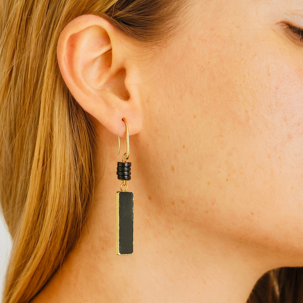 Tourmaline Protector Earrings