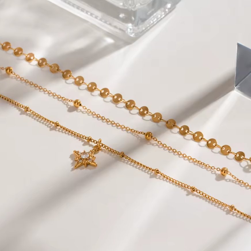 Celestial Star Layered Necklace