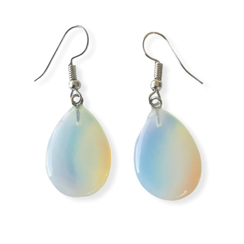 Lunar Glow Earrings – Moonstone & Gold