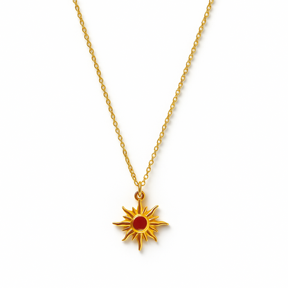 Solar Pendant Necklace