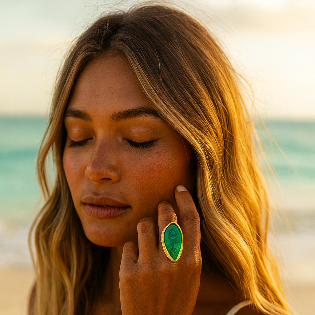 Solura Malachite Ring