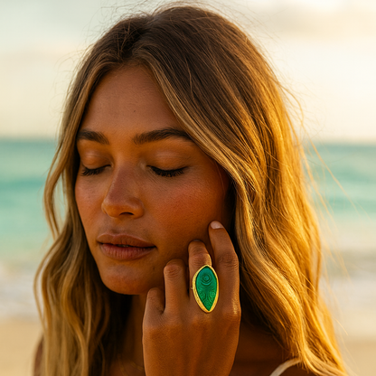 Solura Malachite Ring