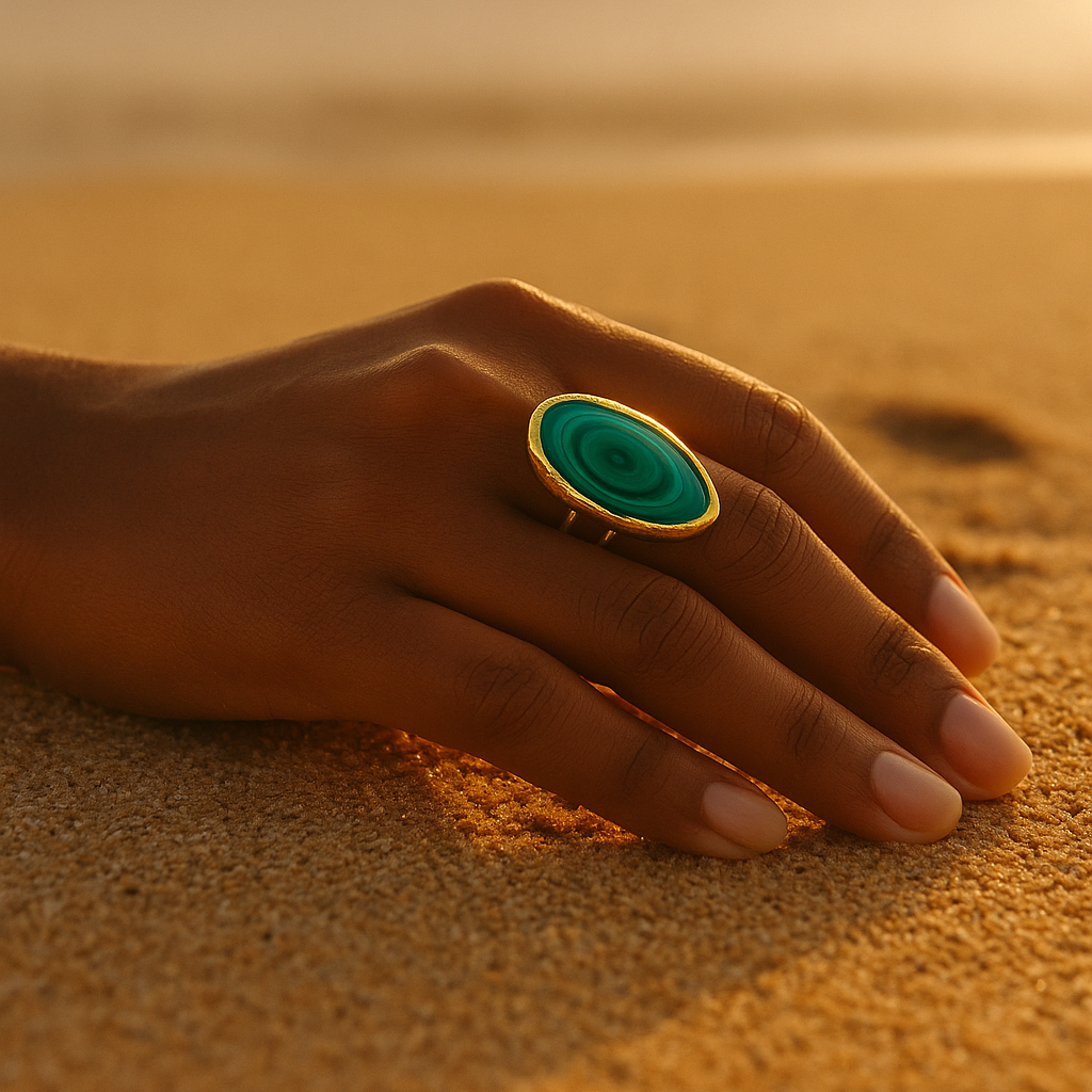 Solura Malachite Ring