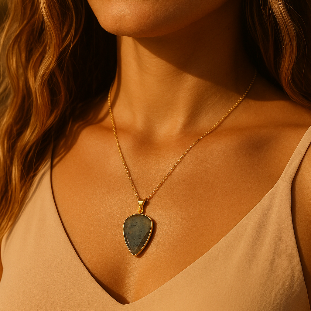 Eclipse Necklace - Labradorite