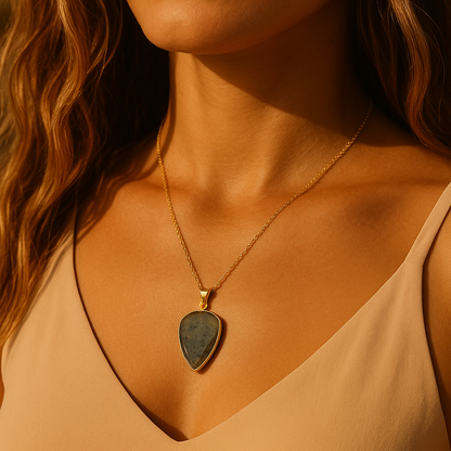 Eclipse Necklace - Labradorite