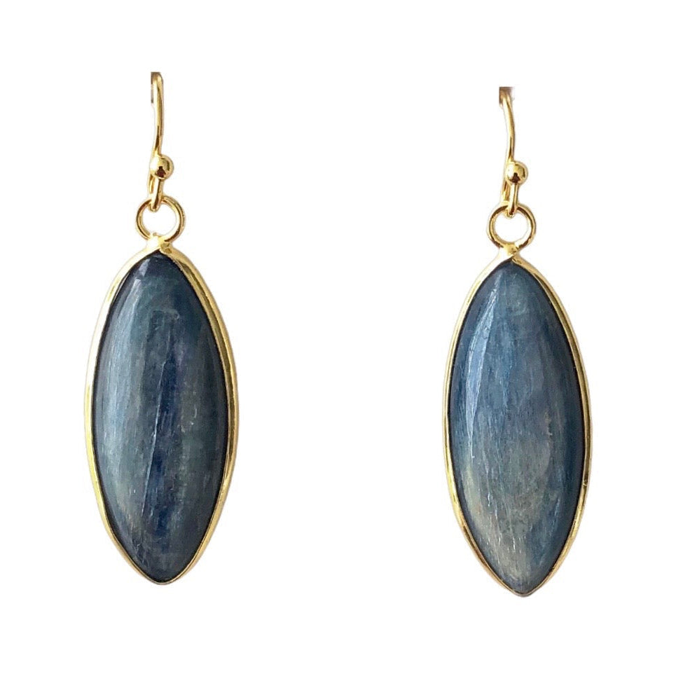 Celestial Wave Kyanite Earrings