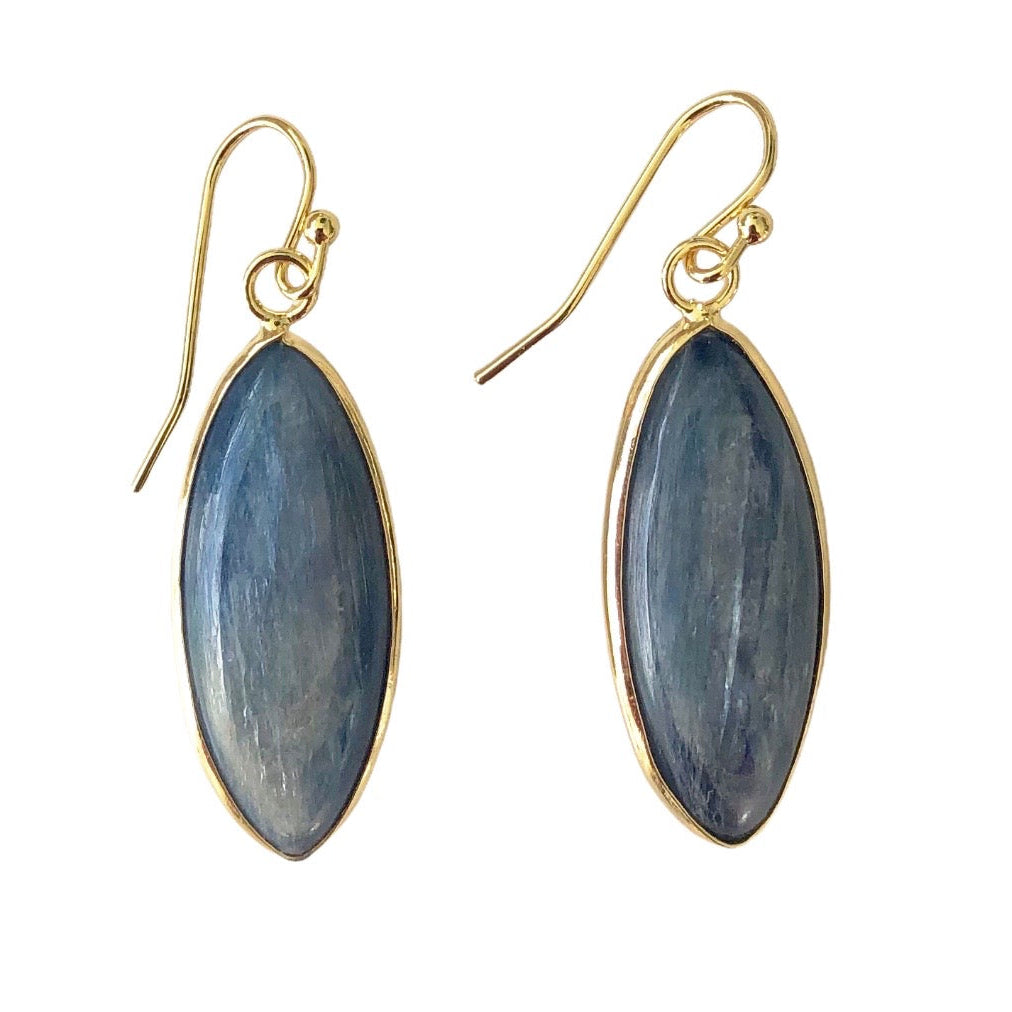 Celestial Wave Kyanite Earrings