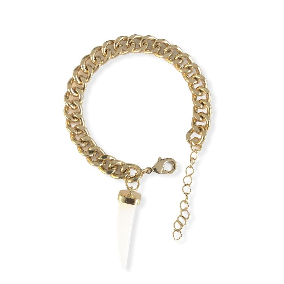 Sol Curb Gemstone Bracelet