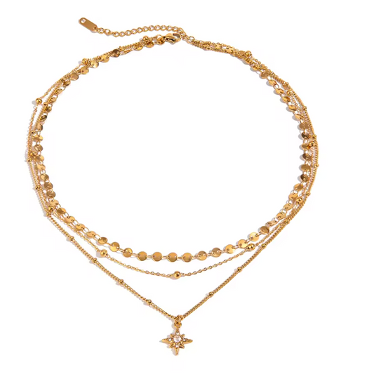 Celestial Star Layered Necklace