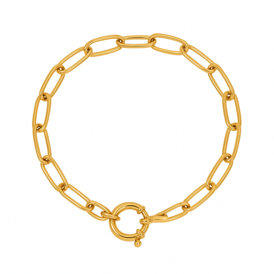 Solura Alba Gold Chain Bracelet