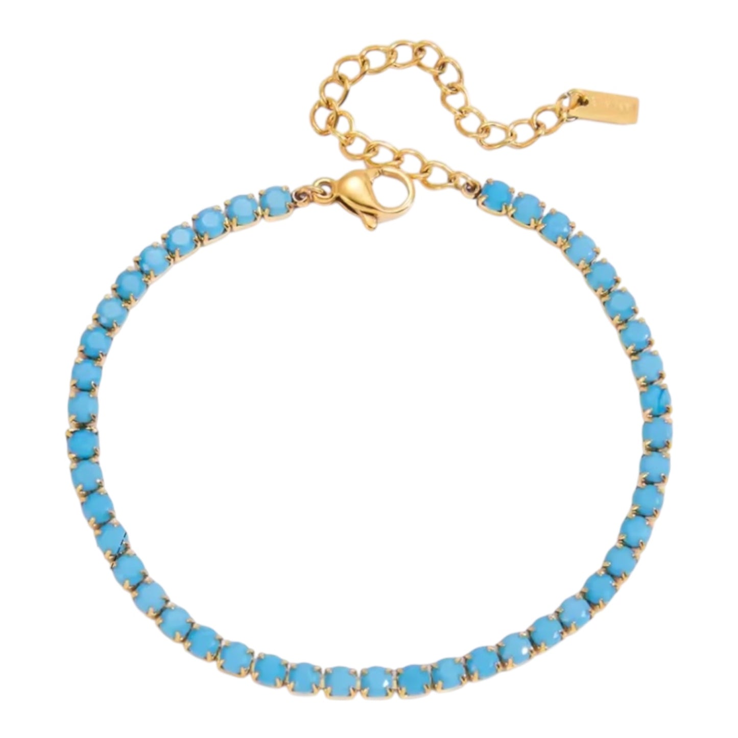 Solura Azure Heart CZ Bracelet