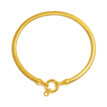 Solura Seren Gold Snake Chain Bracelet