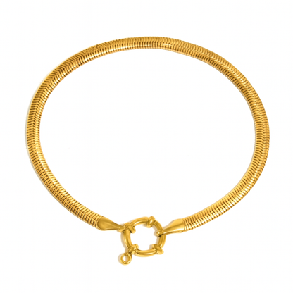 Solura Seren Gold Snake Chain Necklace