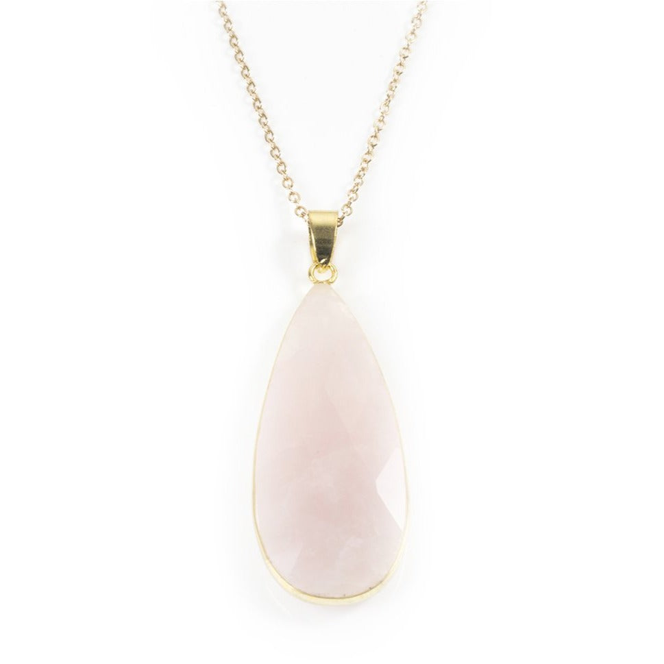 Aurora Necklace – Rose Quartz